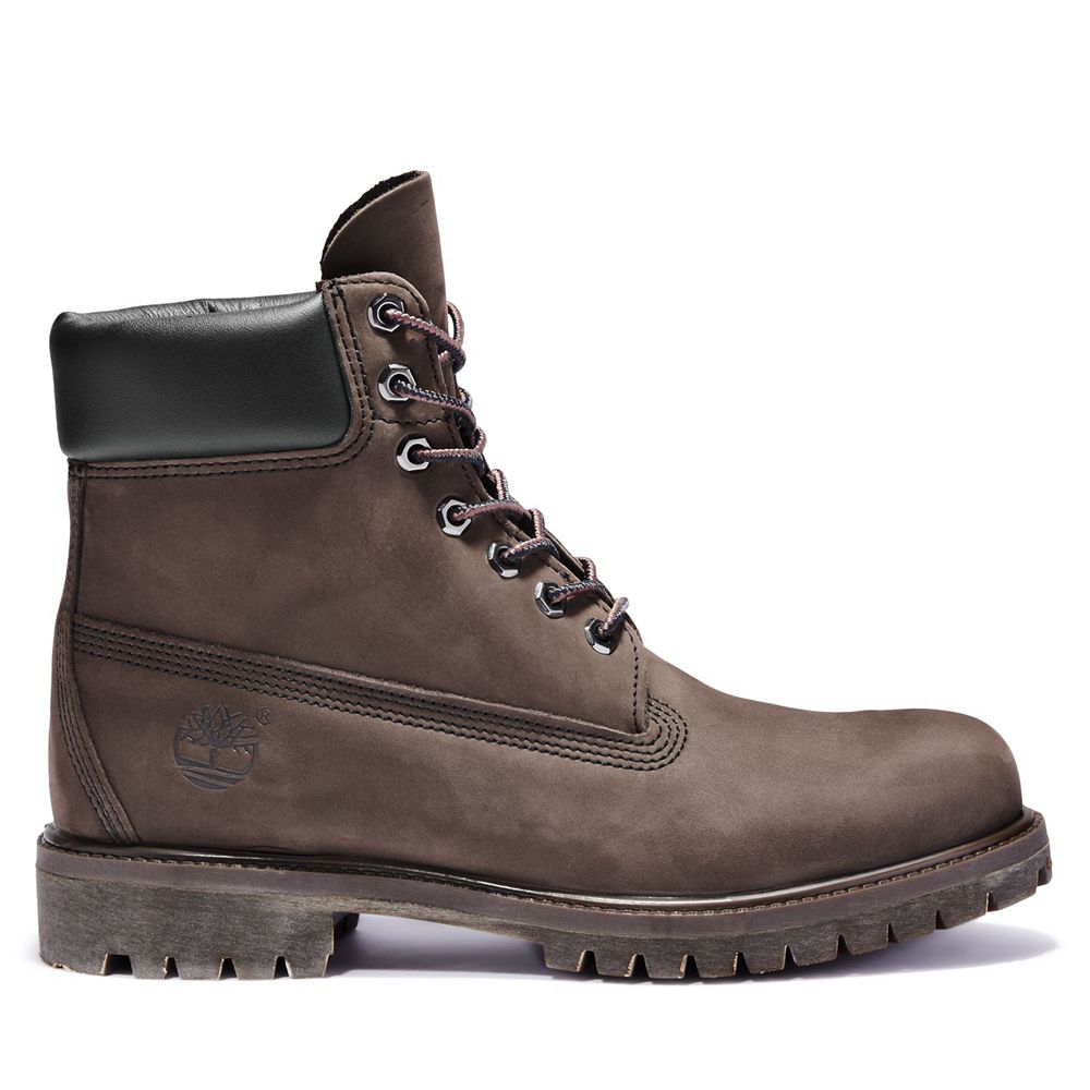 Botas de Nieve Timberland Hombre 6-Inch Premium Waterproof Marrones - Chile HOZ-860517